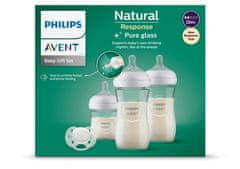 Philips Avent Novorozenecká startovní sada Natural Response skleněná SCD878/11