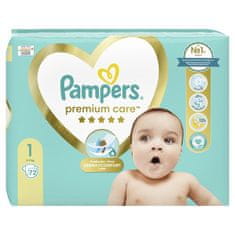 Pampers Premium Care Pleny jednorázové 1 (2-5 kg) 72 ks