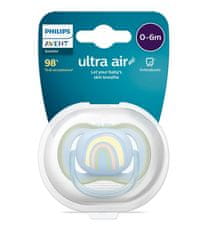 Philips Avent Šidítko Ultra air Obrázek 0-6m duha, 1ks