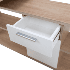 BPS-koupelny PC stůl, dub sonoma / bílá, NOE NEW