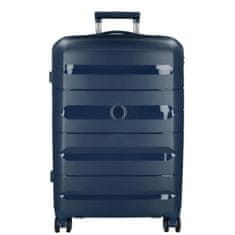 ORMI Cestovní plastový kufr Hesol velikost M, tmavě modrá