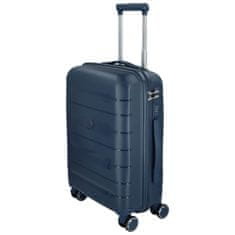 ORMI Cestovní plastový kufr Hesol velikost S, tmavě modrá