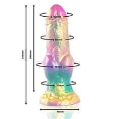 EPIC EPIC Iris Rainbow Pleasure, pes fantasy dildo