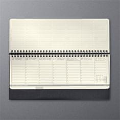 Sigel Kalendář "Conceptum", černá, stolní, volně stojící, 300 x 143 x 18 mm, 2025, C2580