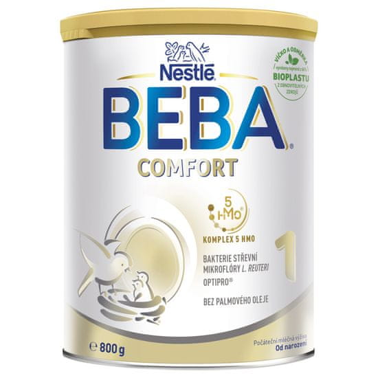 BEBA COMFORT 1, 5 HMO počáteční kojenecké mléko, 800 g