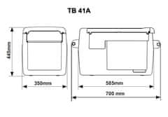 Indel B | Autochladnička Indel B TB41A kompresorová 12/24/230V