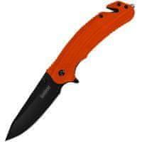 Kershaw 8650 BARRICADE kapesní záchranářský nůž s asistencí 8,9 cm, černá, oranžová, GFN