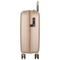 Joummabags MOVEM Wood Champagne, Sada luxusních ABS cestovních kufrů, 75cm/65cm/55cm, 5318465