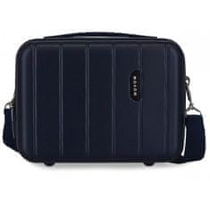 Joummabags MOVEM Wood Navy Blue, Cestovní kosmetický příruční kufřík, 21x29x15cm, 9L, 5313964