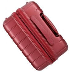 Joummabags MOVEM Wood Red, Sada luxusních ABS cestovních kufrů, 65cm/55cm, 5318966