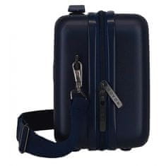 Joummabags MOVEM Wood Navy Blue, Cestovní kosmetický příruční kufřík, 21x29x15cm, 9L, 5313964