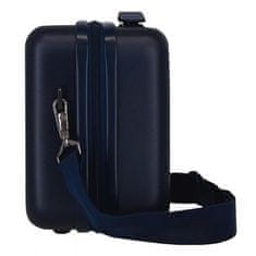 Joummabags MOVEM Wood Navy Blue, Cestovní kosmetický příruční kufřík, 21x29x15cm, 9L, 5313964