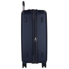 Joummabags MOVEM Wood Navy Blue, Sada luxusních ABS cestovních kufrů, 65cm/55cm, 5318964