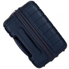 Joummabags MOVEM Wood Navy Blue, Sada luxusních ABS cestovních kufrů, 65cm/55cm, 5318964
