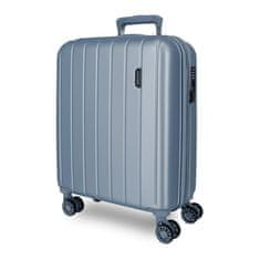 Joummabags MOVEM Wood Steel Blue, Skořepinový cestovní kufr, 55x40x20cm, 38L, 5318663 (small exp.)