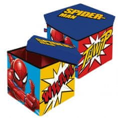 Arditex Úložný box s víkem / taburetka 2v1 SPIDERMAN, SM15223