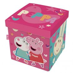 Arditex Úložný box s víkem / taburetka 2v1 PEPPA PIG, PP14451