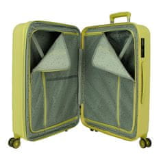 Joummabags MOVEM Wood Yellow, Skořepinový cestovní kufr, 68x48x27cm, 68L, 531926B (medium)