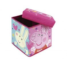 Arditex Úložný box s víkem / taburetka 2v1 PEPPA PIG, PP14451