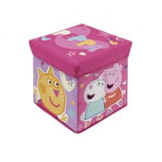 Arditex Úložný box s víkem / taburetka 2v1 PEPPA PIG, PP14451