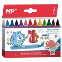 Kraftika Pastelky voskové wax crayons jumbo sada (12ks)