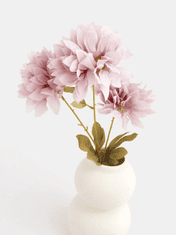 KN Dlouhé dekorativní umělé květiny - pastelově růžová (60 cm)