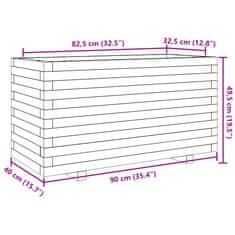 Petromila Zahradní truhlík 90 x 40 x 49,5 cm impregnované borové dřevo