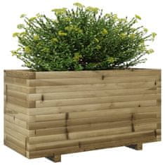 Vidaxl Zahradní truhlík 90 x 40 x 49,5 cm impregnované borové dřevo