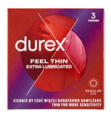 Durex Durex Feel Thin Extra Lubricated 3 ks