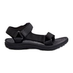 Lehké dámské sportovní sandály Black velikost 41