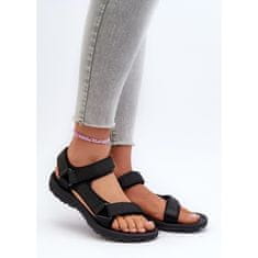 Lehké dámské sportovní sandály Black velikost 41