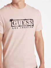 Guess Pánské tričko Eco Dale růžová XL
