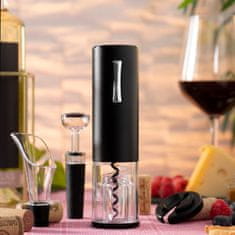 InnovaGoods Dobíjecí elektrická vývrtka s příslušenstvím pro víno Corklux InnovaGoods 