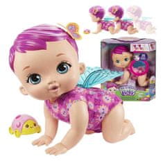 Mattel My Baby garden butterfly baby doll crawling babbling smelly doll ZA4914