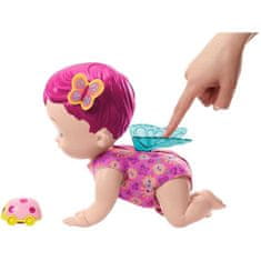 Mattel My Baby garden butterfly baby doll crawling babbling smelly doll ZA4914