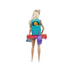 Mattel Panenka Barbie Malibu Camping traveller + příslušenství HDF73 ZA5086
