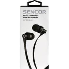 SENCOR SEP 300 MIC BLACK MET SLUCHÁTKA