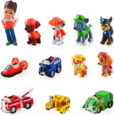 Paw Patrol Paw Patrol Tlapková Patrola Sada 12 ks figurek.