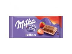 MILKA Milka Jahoda mléčná čokoláda 100g