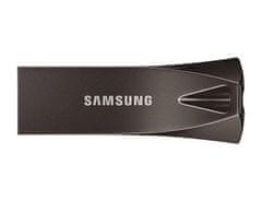 Samsung Flashdisk BAR Plus 128GB, USB 3.1, kovový, šedý