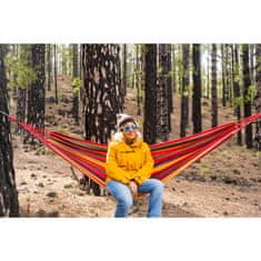 vyprodejpovleceni Barevná houpací síť HAMMOCK pro 1 osobu 200x80 cm