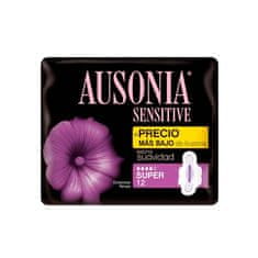 Ausonia Ausonia Sensitive Super With Wings Sanitary Towels 12 Units 