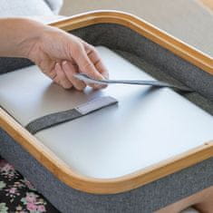 InnovaGoods Přenosný stolek na notebook s odkládací přihrádkou InnovaGoods 