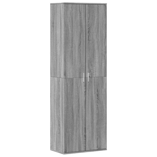 Vidaxl Skříň highboard šedá sonoma 60 x 35 x 180 cm kompozitní dřevo