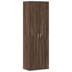 Vidaxl Skříň highboard hnědý dub 60 x 35 x 180 cm kompozitní dřevo