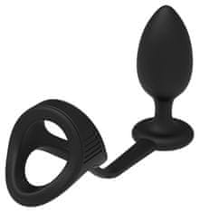 Dreamtoys RAMROD Cockstrap Anal Plug, anální kolík s kroužkem