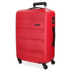 Joummabags ROLL ROAD Flex Red, ABS Cestovní kufr, 65x46x23cm, 56L, 5849264 (medium)