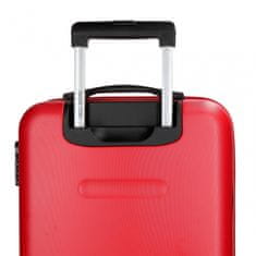 Joummabags ROLL ROAD Flex Red, Sada ABS cestovních kufrů, 55-65-75cm, 5849464