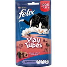 Felix snack cat -Play Tubes příchuť krůta,šunka 50 g