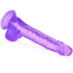 XSARA Gelové dildo s páteří umělý penis zachovávající tvar - 79385974